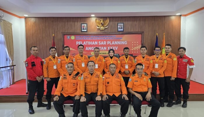 Meningkatkan Kualitas SDM Pegawai, Kantor Sar Padang Mengadakan Pelatihan Sar Planning