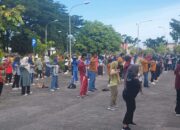 Senam Rutin ASN Pemko Padang, Ada Cek Kesehatan dan Pijat Gratis