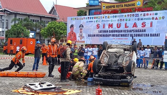 Latihan Gabungan Bersama Basarnas, Tingkatkan Kesiapsiagaan Megathrust di Padang