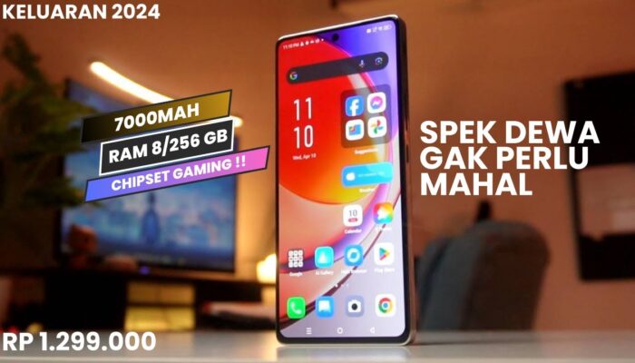 HP Murah Akhir Tahun 2024, Ram 8/256 GB Baterai 7000 MAH, Cuma Rp1 Jutaan!
