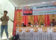 PPK Padang Sago Sosialisasikan Pilkada 2024 di Acara HUT Nagari Koto Dalam Selatan