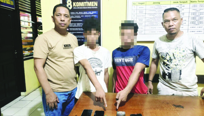 Dua Pemain Sabu Ditangkap Polres Pasaman Barat