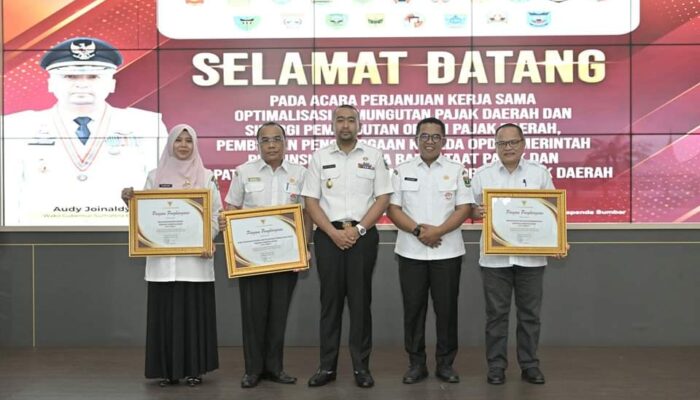Pemprov Sumbar Jalin Kerja Sama dengan Pemkab/Pemko untuk Optimalkan Pemungutan Pajak