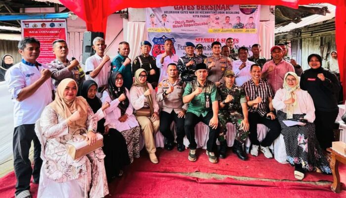 Kecamatan Lubuk Begalung Luncurkan Program Desa Bersinar di Kelurahan Gates Nan XX