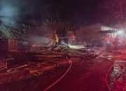 Tiga Warung di Lubuk Basung Terbakar, Kerugian Diperkirakan Mencapai Rp150 Juta