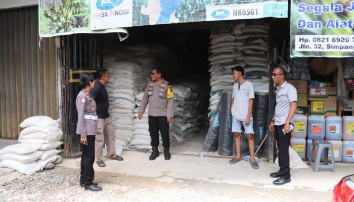 Polres Pasaman Barat Awasi Ketat Pupuk Bersubsidi, Dukung Program Ketahanan Pangan Presiden Prabowo