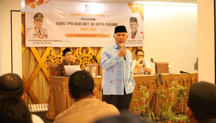 Gubernur Sumbar, Mahyeldi: Apresiasi Upaya Peningkatan SDM Guru Ngaji di Kota Padang