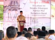 Gubernur Mahyeldi Resmikan Perencanaan Kantor MUI di Masjid Raya Syekh Ahmad Khatib Al-Minangkabawi