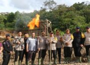 Polda Sumbar Bakar Tambang Ilegal Pasca Kasus Polisi Tembak Mati Polisi di Solok Selatan