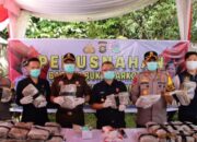 35 Kg Lebih Ganja Dibakar, Polres OKU Timur Tunjukkan Taringnya