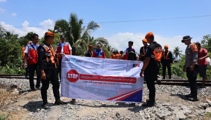 Tingkatkan Keselamatan, KAI Tutup 20 Perlintasan Sebidang di Sumbar selama Tahun 2024