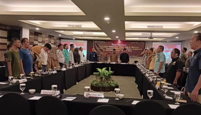 KPU Sumbar Finalisasi Persiapan Debat Perdana Pilkada 2024