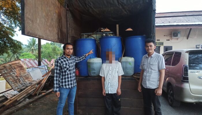 Polres Sijunjung Ungkap Kasus Penimbunan BBM Solar Bersubsidi, Sita 1,6 Ton Solar dan Tangkap Pelaku