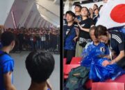 Bersih dan Berbudaya, Aksi Terpuji Suporter Jepang di GBK