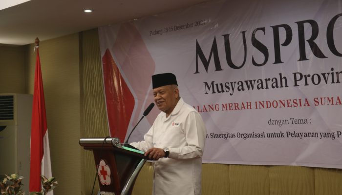 Aristo Munandar Kembali Terpilih Sebagai Ketua PMI Sumbar Periode 2024-2029
