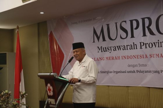 Aristo Munandar Ketua PMI Sumatera Barat. (Foto: Istimewa)
