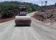BPJN Riau dan Polres Kampar Gelar Uji Coba Pembukaan Jalan Lintas Riau-Sumbar di Tanjung Alai