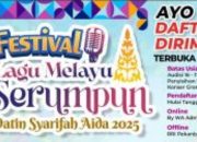 Festival Lagu Melayu Serumpun Datin Syarifah Aida 2025 Dibuka, Hadiah hingga Rp30 Juta!