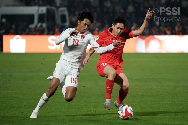 Timnas Indonesia saat menghadapi Vietnam dalam Piala AFF 2024. (Foto: PSSI)