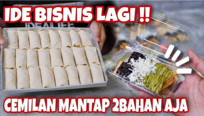 Ide Bisnis Kekinian, Cemilan Pisang Pangsit Coklat Simpel dan Menguntungkan