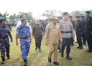 Pj Gubernur Riau Pimpin Apel Operasi Lilin Lancang Kuning 2024 di Mapolda Riau