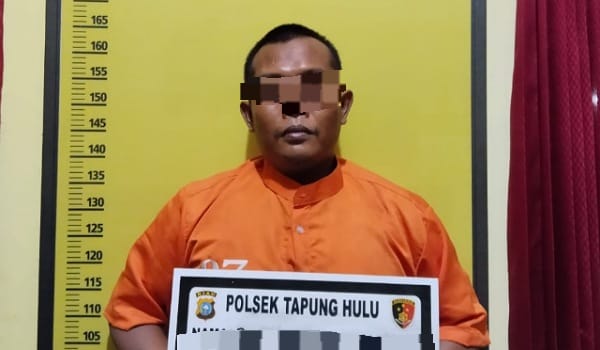 Inilah tampang pelaku pembunuhan guru di Kampar.(ist)
