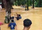 Banjir Dahsyat Rendam Ratusan Rumah Warga di Indragiri Hilir