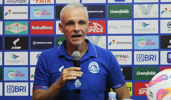 Pelatih Arema FC, Joel Cornelli.(ist)