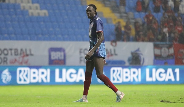 Penyerang Arema FC, Tito Okello.(LIB)