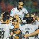 Para pemain Persija Jakarta saat merayakan kemenangan atas Semen Padang FC, Jumat (6/12/2024).(doc.persija)