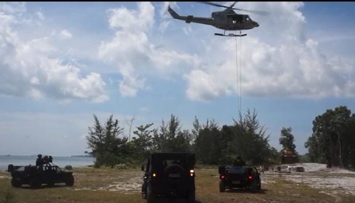 Tiga Pasukan Khusus TNI AL Gelar Simulasi dan Latihan Operasi di Pantai Todak, Dabo Singkep