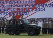 Lantik 269 Diktuba di SPN Polda Riau, Kapolda Sampaikan Pesan Penting