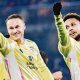 Punggawa Juventus saat merayakan gol yang berhasil dicetak ke gawang Monza dalam lanjutan Serie A.(ist)