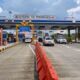 Beginilah salah satu pemandangan di gerbang Tol Pekanbaru.(ist)
