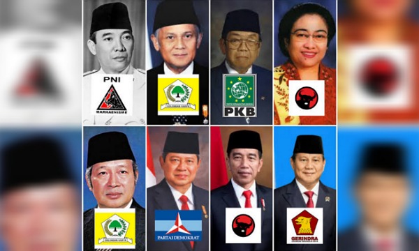 Inilah daftar Presiden RI.(ist)