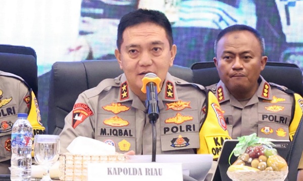 Kapolda Riau, Irjen Pol Mohammad Iqbal.(ist)