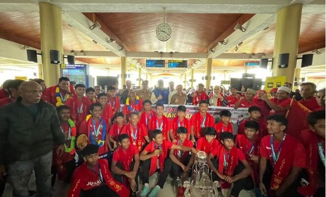 Jawara Piala Soeratin, Josal FC Piaman Pulang dengan Sambutan Hangat Pemprov Sumbar