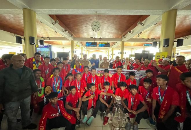 Josal FC Piaman disambut Pemprov Sumbar. (Foto: Istimewa)