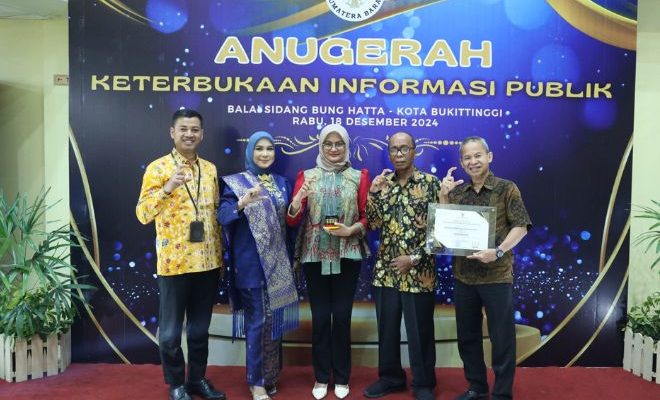 Sekretariat DPRD Sumbar Kembali Raih Predikat OPD Informatif