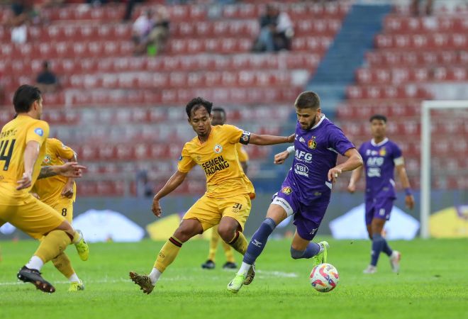 Persik Kediri vs Semen Padang FC. (Foto: Wahyu Adji)
