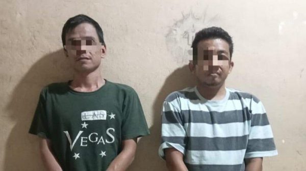 Dua pelaku penyalahgunaan narkotika jenis sabu di Kelurahan Limau Manis Selatan, Kecamatan Pauh, Kota Padang. (Foto: Istimewa)
