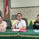 Konferensi pers di Kejari Padang. (Foto: Istimewa)
