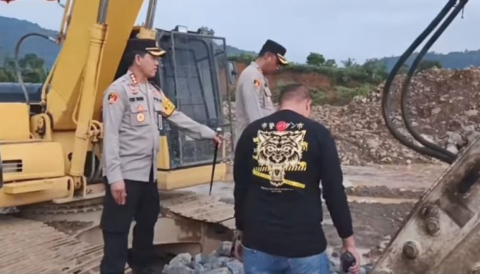 Polresta Padang Tindak Tegas Tambang Galian C Ilegal di Kecamatan Kuranji