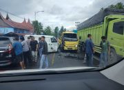 Kecelakaan di Koto Baru Solok, Truk Tangki dan Dua Minibus Terlibat