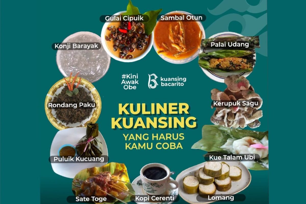 Makanan khas Kuansing [Foto : Facebook/Kuansing Bacarito]