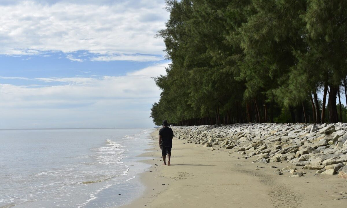 Pantai Tanjung Lapin, Pulau Rupat Bengkalis [Foto:gmaps/Ariel Ananda]