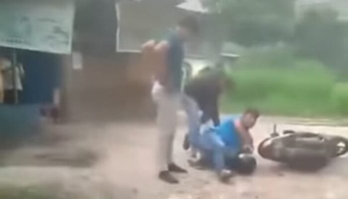Jambret di Pekanbaru Apes! Sempat Kabur, Malah Babak Belur Dihajar Massa
