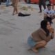Beginilah penampakan di Sekitar lokasi kecelakaan di Jalan Hangtuah, Kulim, Tenayan Raya Pekanbaru.(ist)