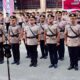 Beginilah momen pengambilan sumpah Pejabat Polresta Pekanbaru saat upacara Sertijab di Mapolres setempat, Senin (6/1/2025).(ist)