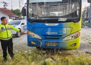 Bus Trans Metro Pekanbaru Tabrak Pelajar Hingga Tewas Saat Jogging